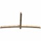 Ekena Millwork Bellingham Rough Sawn Timber Gable Bracket, Douglas Fir, 96"W x 48"H x 4"D x 4"F, 12/12 Pitch GBW096X48X0404BEL00RDF - alternate 2